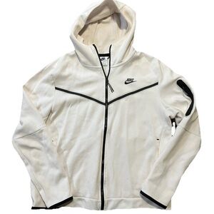 Nike Tech Fleece Windrunner Hoodie Jacket CU4489-030 Bone Colorway Mens US Large